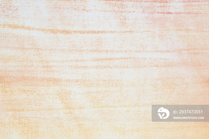 orange and white painted on artistic canvas background texture