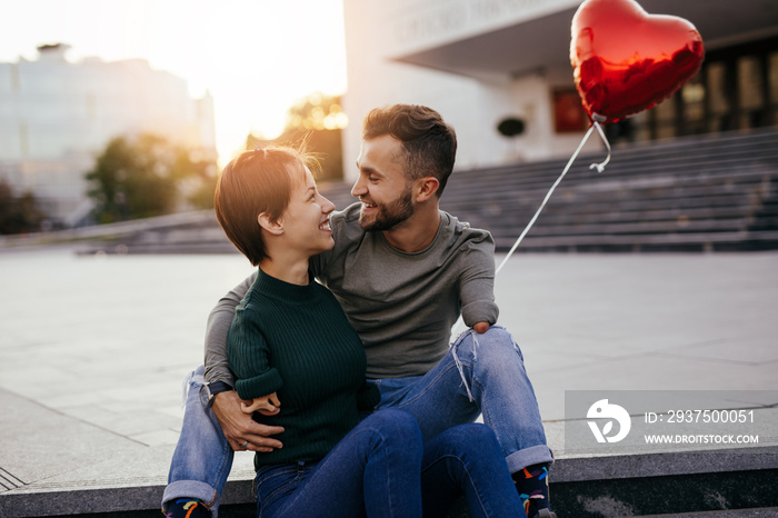 Romantic relationship between disabled young woman born without arms and her disabled boyfriend.