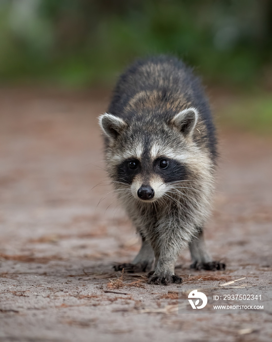 Raccoon in a Florida Swamp