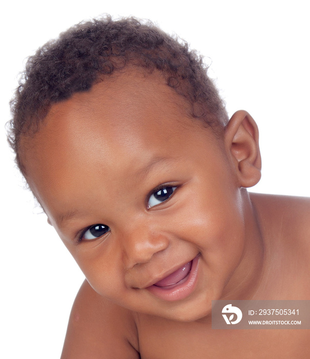 African baby with a beautiful expression