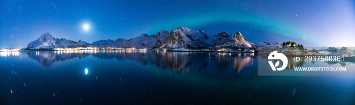 Polarlichter am Himmel von Norwegen