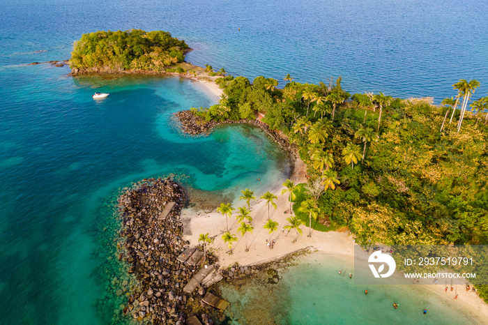 Les Trois-Ilets, Martinique, FWI - Aerial view of La Pointe du Bout