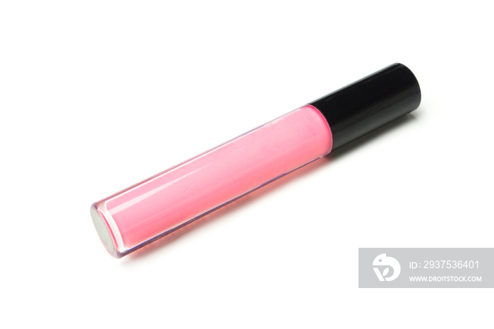 lipstick lipgloss on white background