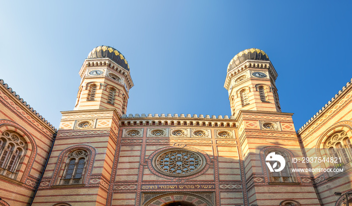 The magnificent Dohany Street Synagogue in Budapest, Hungary