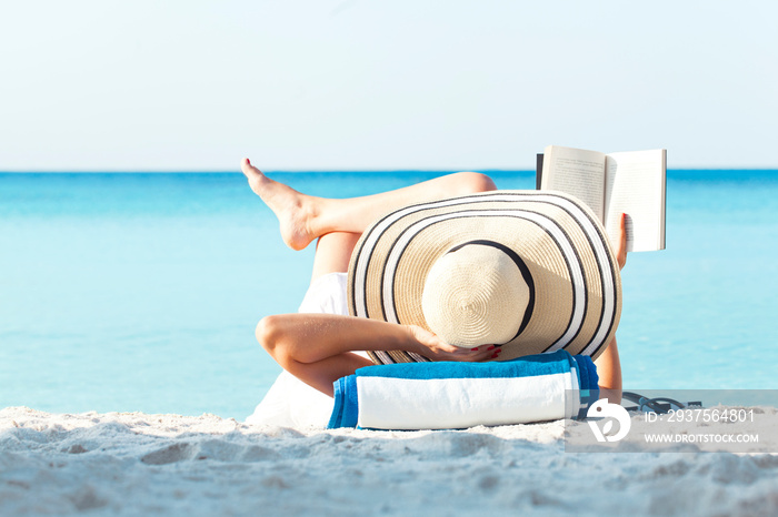 Reading on Beach