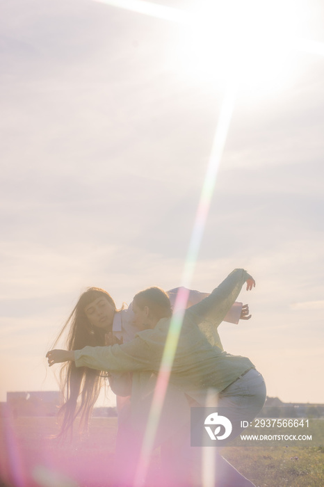 Women dancing in Nature