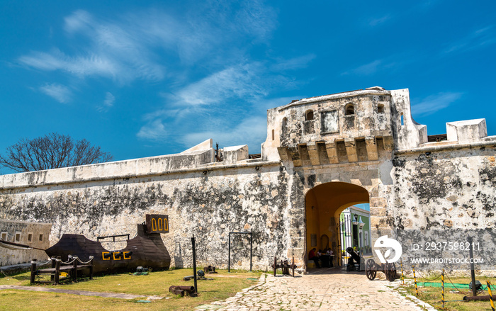 Puerta de Tierra in Campeche, Mexico