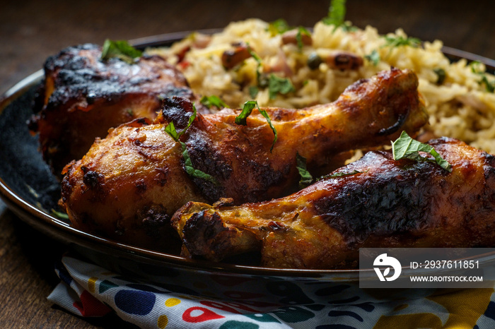 Barbecue Chicken Jollof Rice