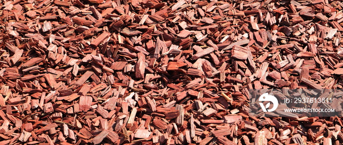 Wood chips as a background