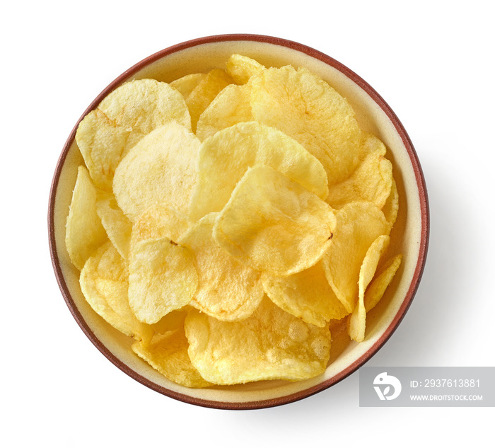 bowl of potato chips