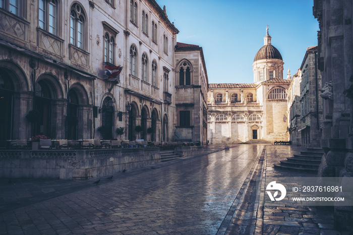 Dubrovnik Cathedral in Dubrovnik old town, Croatia