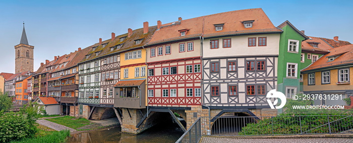 Die Krämerbrücke in Erfurt