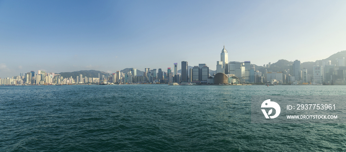 High rise buildings in Hong Kong Island