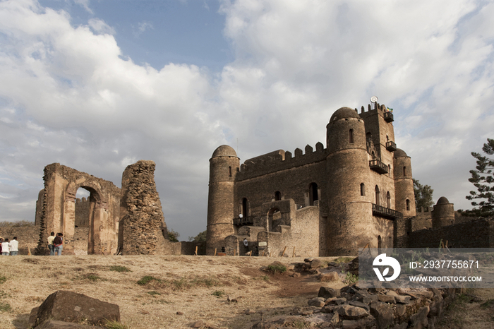 Africa, Ethiopia, Gondar, Fasilada palace