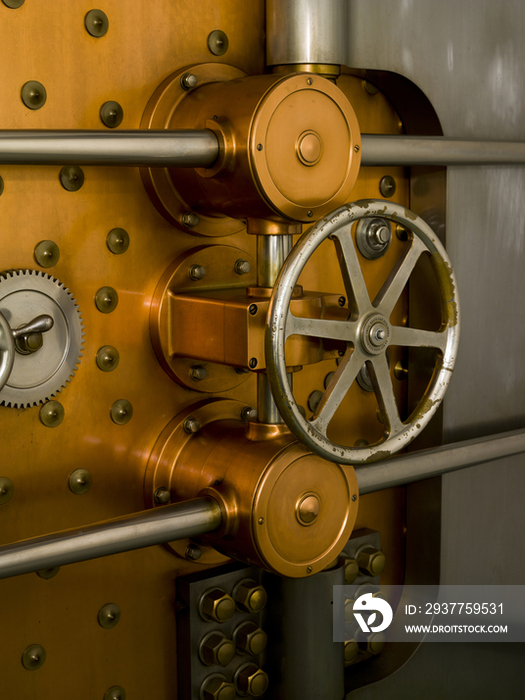 Tumbler on a Vault Door