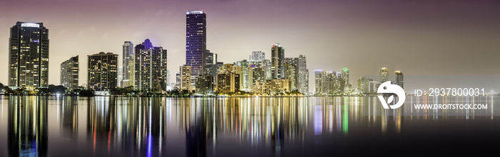 迈阿密市区夜景