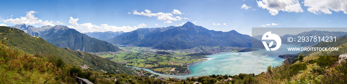 Valtellina下180°全景-Alto lago di Como