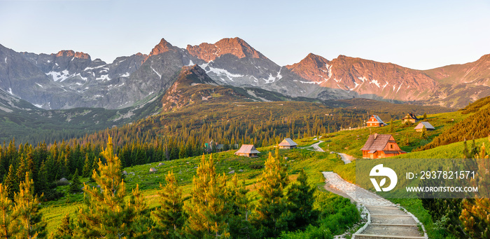 Polish Tatra mountains Hala Gąsienicowa