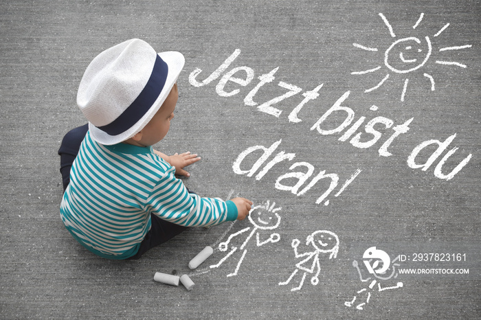 Kinderzeichnung - Jetzt bist du dran!