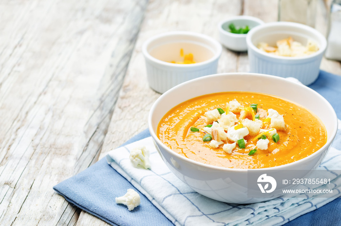 sweet potatoes cauliflower soup