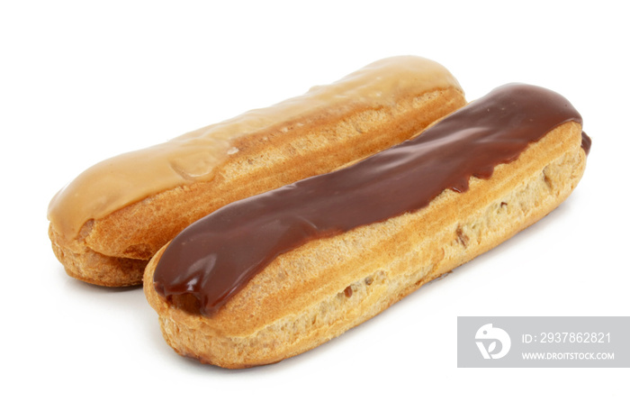 Eclairs咖啡和巧克力