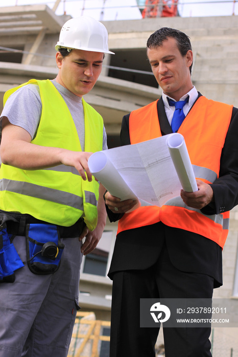 sur le chantier