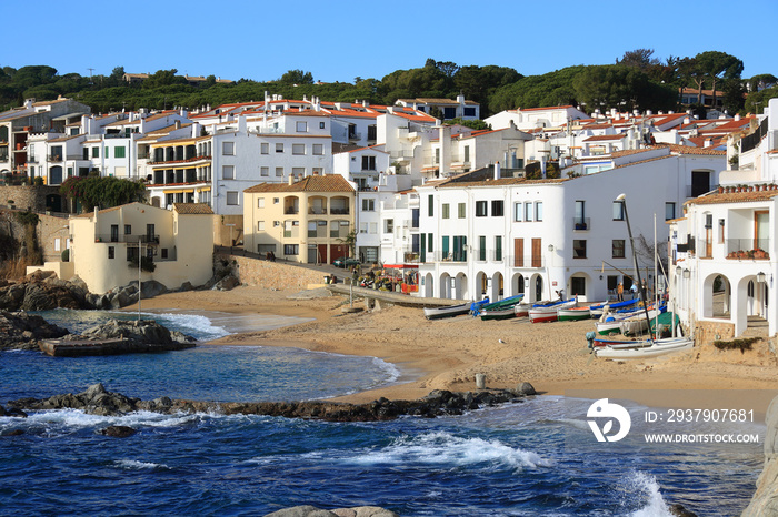 Calella de Palafrugell (Costa Brava，西班牙)