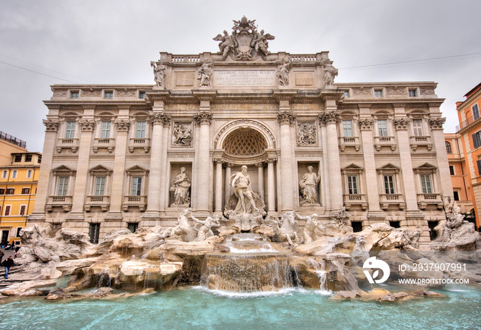 Fontana di Trevi，罗马