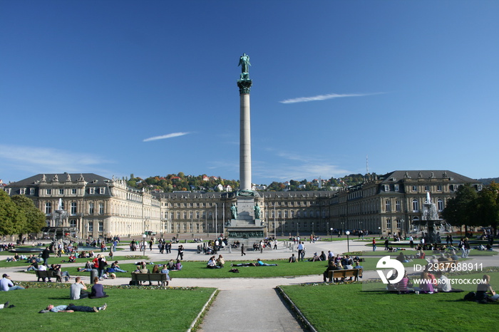 斯图加特的Schlossplatz