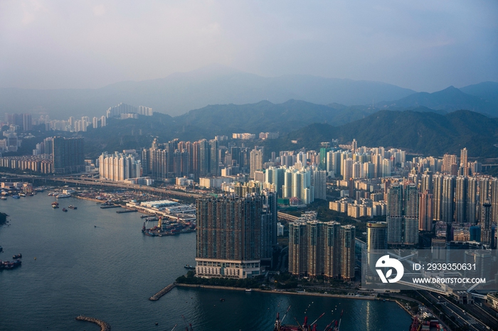 高视角看香港城市景观