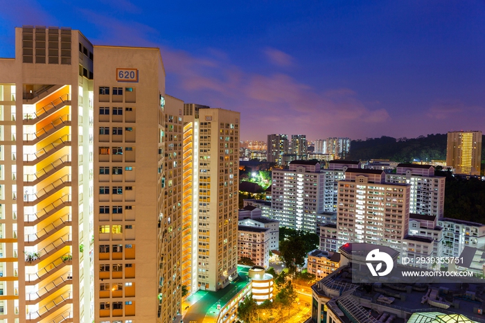 新加坡城市夜景