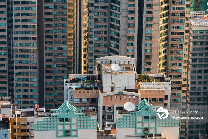 高视角看香港城市景观