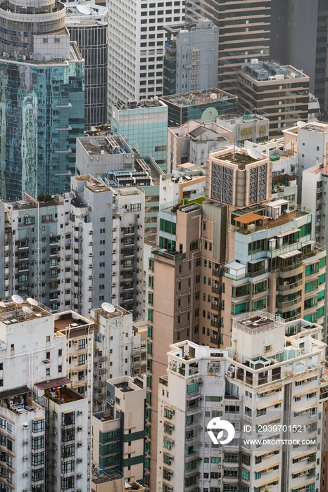 高视角看香港城市景观