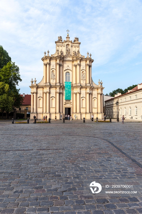 华沙老城的教堂