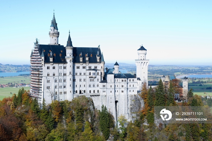 德国南部菲森(Fussen)旧天鹅堡(Schloss  Hohenschwangau)