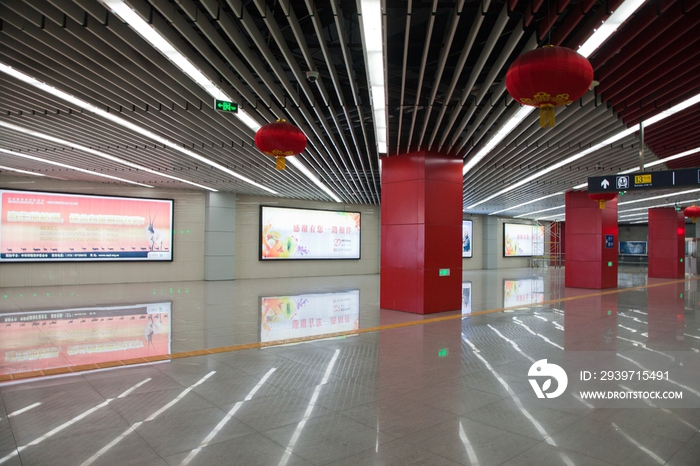 北京市东直门地铁站东直门换乘大厅