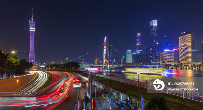 广州城市夜景